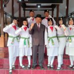 Murid SMP Negeri 2 Sidoharjo Ambil Peran sebagai Paskibra dalam Upacara HUT ke-81 Kemerdekaan RI Kecamatan Sidoharjo